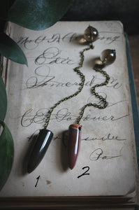 The Sacred Grove | Unearthed. Gemstone Divination Pendulum.