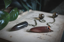 Load image into Gallery viewer, The Sacred Grove | Unearthed. Gemstone Divination Pendulum.