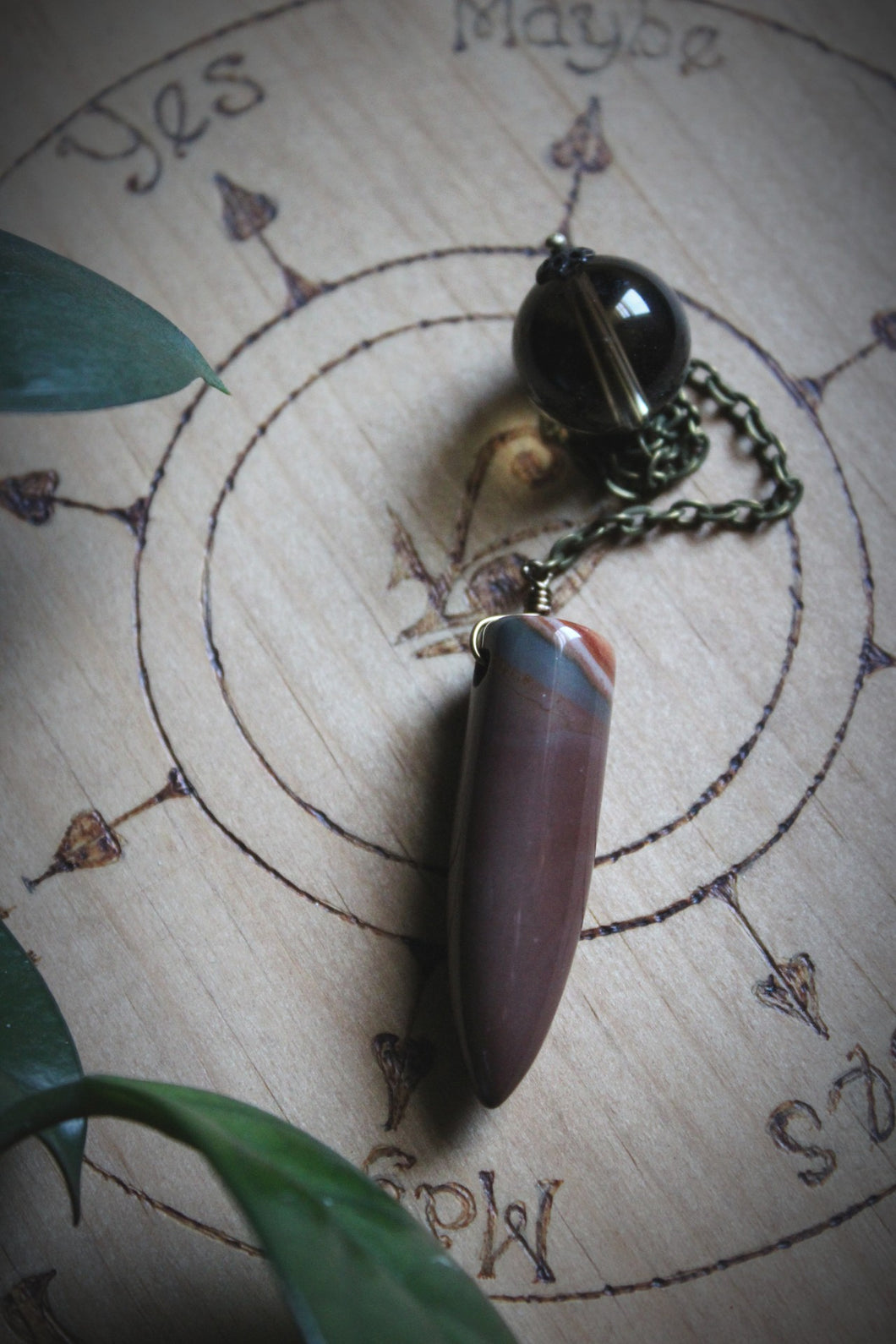 The Sacred Grove | Unearthed. Gemstone Divination Pendulum.