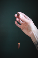 Load image into Gallery viewer, The Sacred Grove | Unearthed. Gemstone Divination Pendulum.