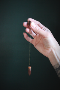 The Sacred Grove | Unearthed. Gemstone Divination Pendulum.