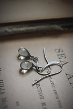 Load image into Gallery viewer, Seaspray.  Glass Droplet Earrings.