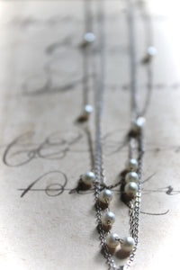 Nine Daughters  |  Set of 3 Vintage Faux Pearl Necklaces.