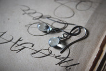 Load image into Gallery viewer, Seaspray.  Glass Droplet Earrings.