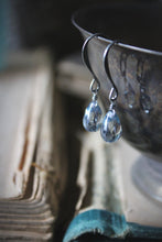 Load image into Gallery viewer, Seaspray.  Glass Droplet Earrings.