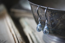 Load image into Gallery viewer, Seaspray.  Glass Droplet Earrings.