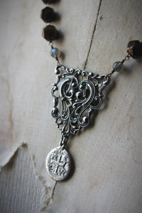 The Lady of the Lake | The Knight's Table. Beaded Pendant Necklace.