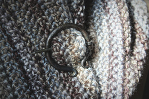 Moss & Moth Wings | Hawkmoth. Hand Crocheted Deluxe Cowl.