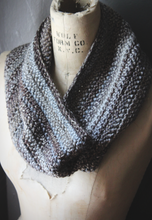 Load image into Gallery viewer, Moss &amp; Moth Wings | Hawkmoth. Hand Crocheted Deluxe Cowl.