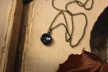 Load image into Gallery viewer, The Eye of Moriarty. Storyteller Series. Antique Glass Button Necklace.