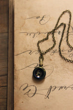 Load image into Gallery viewer, The Eye of Moriarty. Storyteller Series. Antique Glass Button Necklace.