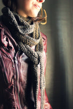 Load image into Gallery viewer, The Hazel. FIRST EDITION. Storyteller Series. Hand Crocheted Skinny Scarf.