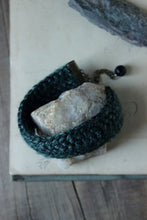 Load image into Gallery viewer, Nine Woods Hollow. Storyteller Series. Crocheted Cuff Bracelet.