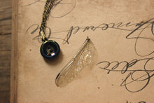 Load image into Gallery viewer, The Eye of Moriarty. Storyteller Series. Antique Glass Button Necklace.