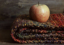 Load image into Gallery viewer, The Ravenbough Cider Mill. Storyteller Series. Hand Crocheted Unisex Scarf.