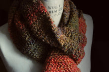 Load image into Gallery viewer, The Ravenbough Cider Mill. Storyteller Series. Hand Crocheted Unisex Scarf.