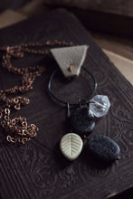 Load image into Gallery viewer, December Foraging. Rustic Charm Necklace.