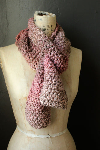 The Valentine Tree. Storyteller Series. SECOND EDITION. Hand Crocheted Scarf.