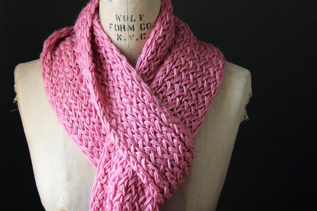 Hand Knit Scarf. wild & willow Collection. 