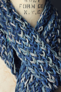 Hand Knit Wrap Scarf. wild & willow Collection. LIMITED EDITION. "Winterland".