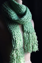 Load image into Gallery viewer, FIRST EDITION. wild &amp; willow Collection. Hand Knit Unisex Scarf. &quot;Wintergreen&quot;.