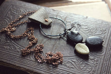 Load image into Gallery viewer, December Foraging. Rustic Charm Necklace.