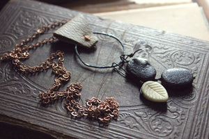 December Foraging. Rustic Charm Necklace.