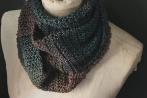 The Sacred Grove. Storyteller Series. SECOND EDITION.  Hand Crocheted Infinity Scarf.