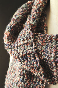 Lu's Bower Home. Storyteller Series. FIRST EDITION. Hand Crocheted Unisex Scarf.