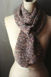 Lu's Bower Home. Storyteller Series. FIRST EDITION. Hand Crocheted Unisex Scarf.