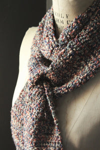 Lu's Bower Home. Storyteller Series. FIRST EDITION. Hand Crocheted Unisex Scarf.