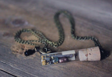 Load image into Gallery viewer, The Alchemist | Finding No. 137. Storyteller Series. Vintage Vial Pendant Necklace.