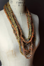 Load image into Gallery viewer, Fox Paw. Bohemian Hand Crocheted Layered Necklace.