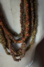 Load image into Gallery viewer, Fox Paw. Bohemian Hand Crocheted Layered Necklace.