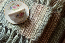 Load image into Gallery viewer, The Haefen Tearoom. Storyteller Series. FIRST EDITION. Hand Crocheted Infinity Scarf.