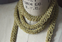 Load image into Gallery viewer, Hand Crocheted Ribbon Scarf. wild &amp; willow Collection. &quot;Sunray&quot;.